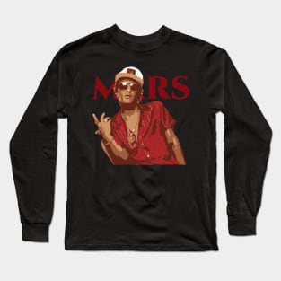 Bruno Mars Tribute - Bruno Michael Jackson Prince Kendrick Lamar Sza Ed Sheeran Music Lauryn Hill Anderson Paak Long Sleeve T-Shirt